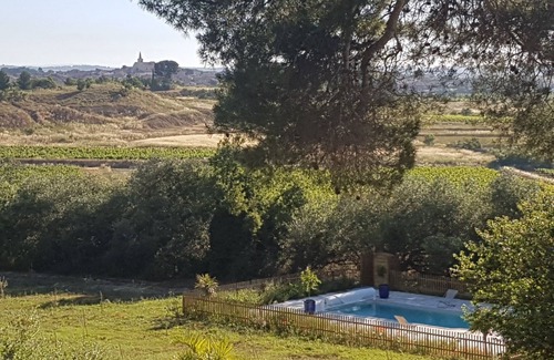 Ouveillan House | Charming house with all mod cons, exceptional view, salt swimming pool