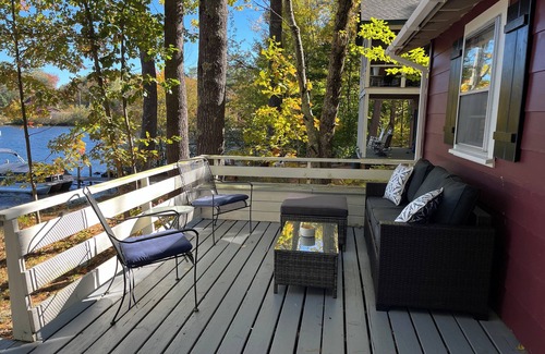 Moultonborough Cottage | Charming lakefront 2-bedroom cottage with private beach & dock.