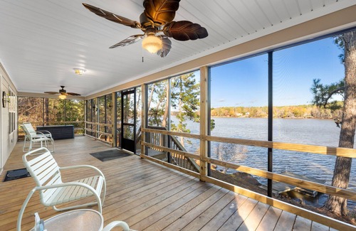 Jackson Cabin | Charming Lakefront secluded Cabin directly located on quiet 750 acre lake