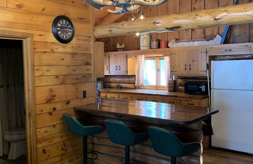 Crosslake House | Charming Log Cabin with dock space for your boat on Crosslake
