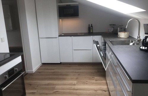 Klein-Umstadt Apartment | Charming modern, bright vacation apartment/100 sqm in Groß Umstadt on the edge of a field