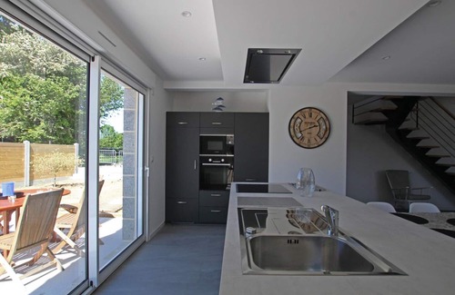 Sartilly-Baie-Bocage Cottage | Charming Modern House with Garden, Terrace & Bikes near Granville and Avranches