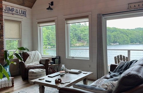 Lucerne-in-Maine Cottage | Charming newly built cottage with 3 bedrooms 2 baths, internet, on Phillips lake