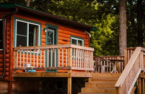Puposky Cabin | Charming Northwoods Cabin - Large Deck & Scenic Views