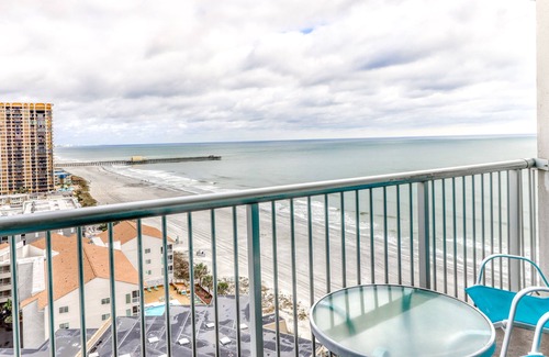 Myrtle Beach Apartment | Charming ocean-view condo w/shared hot tub, pools, and lazy river
