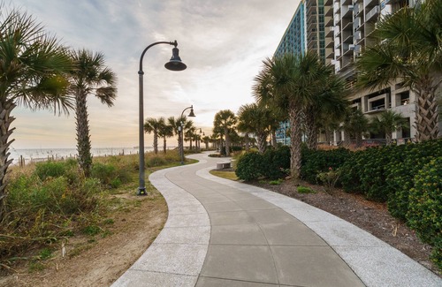 Myrtle Beach Apartment | Charming ocean-view condo w/shared hot tub, pools, and lazy river