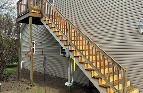 Conneaut Lake Apartment | Charming pet friendly 1-bedroom apartment with WiFi, AC in quaint Conneaut Lake