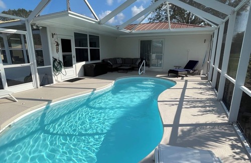 Lake Placid House | Charming Pool Home with canal access to Lake June! 20% Mobile Booking Discount!