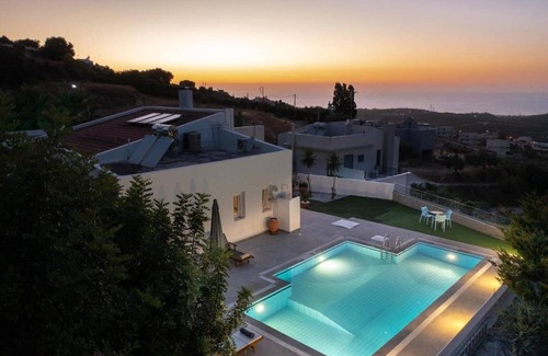 Korfalonas Villa | Charming Rethymnon Villa | 3 Bedrooms | Villa Luppi | Amazing Sea Views and.