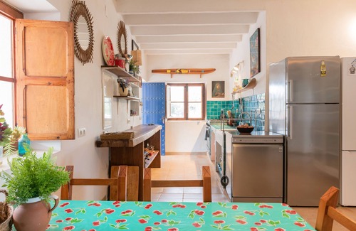 Santa Eulalia del Rio Villa | Charming rural villa 2 mins walk from the sea with pool. Sleeps 10