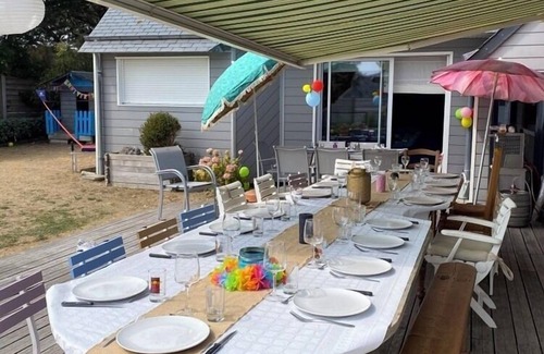 Saint-Germain-sur-Ay House | Charming spacious villa (5 bedrooms) 40 meters from the beach (2 to 15 people)