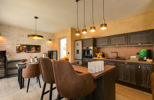 Nova Vas Villa | Charming stone villa with jacuzzi, sauna, and private pool in Porec.