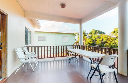 Hopkins Apartment | Charming studio w/ocean view, deck, partial AC & WiFi - short walk to the beach