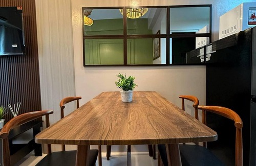 Canlubang Apartment | Charming Swiss-Inspired Studio with WiFi and AC in Alpine Crosswinds Tagaytay