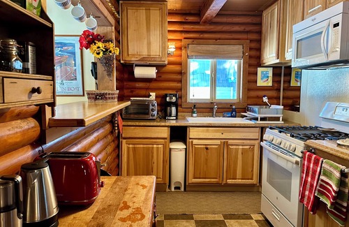 Tahoe Pines Cabin | Charming Tahoe Pines Log Cabin at low elevation. See discounts. Fast internet!