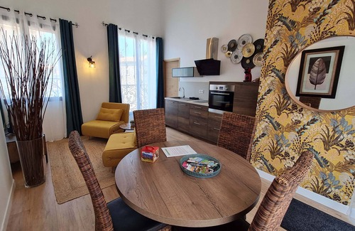Thuir Apartment | Charming town center residence with terrace and view of the Canigou mountains