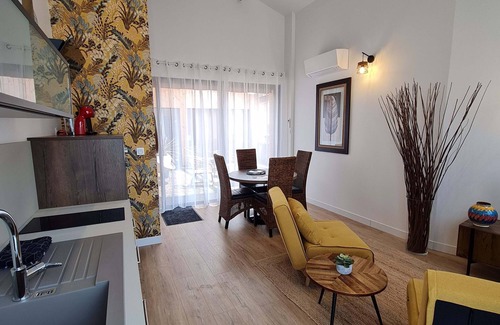 Thuir Apartment | Charming town center residence with terrace and view of the Canigou mountains