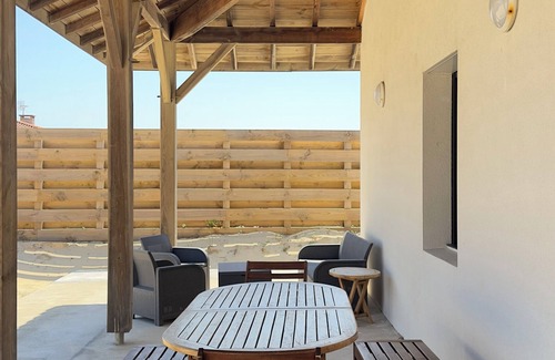 Saint-Girons Plage House | CHARMING VILLA "LES CHARDONS BLEUS" - EXCEPTIONAL LOCATION ON DUNE.