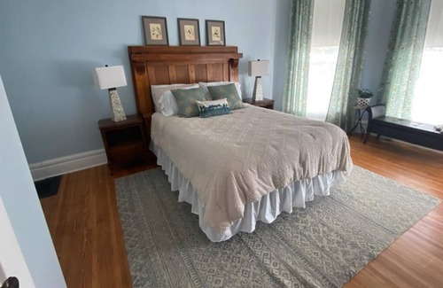 Logansport Apartment | Charming Victorian steps from downtown Logansport.