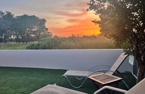 Ag. Georgios Villa | Charming Villa with Garden, 10-Min Walk to St. George Beach, Close to Amenities