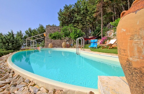 Gagliano del Capo Villa | Charming Villa with Sea View Infinity Pool