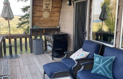 Sweetwater Cabin | Charming vintage A Frame Mountain Retreat with fantastic lake views