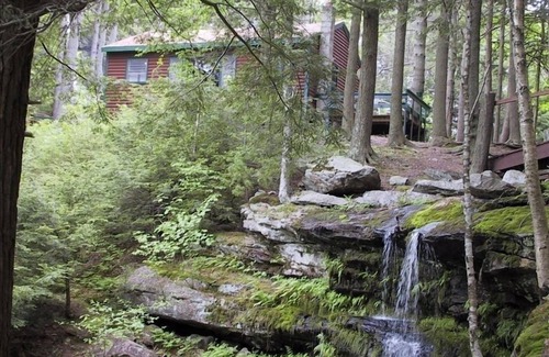 Freeport Cabin | Charming Waterfront Cabin in the Woods