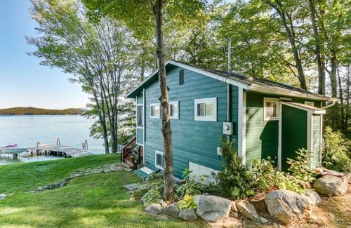 Laconia Cottage | Charming waterfront cottage at Weirs Beach with shared dock and WifI