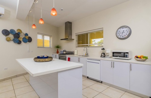 Noord Villa | Cheerful Caribbean Villa with Private Pool and Large Balcony