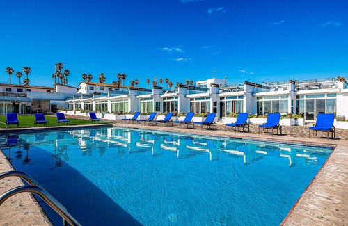 La Paloma Villa | Cheerful dog-friendly villa with beach views, outdoor pool, private patio, & AC