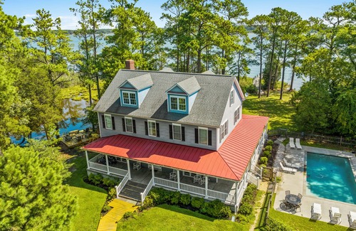 Woolford House | Chesapeake Waterfront- 7bd/5ba, Beach, Pool, Pets, Dock