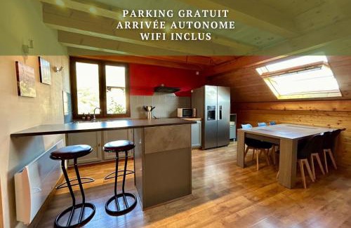 Saint-Pierre-d'Albigny Apartment | Chez Fred 201 - Parking Wifi