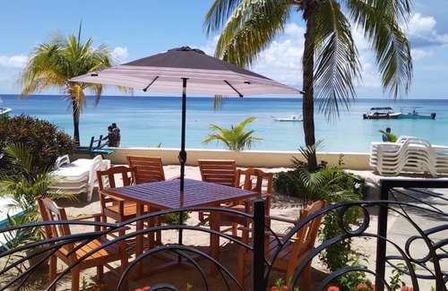 West Bay Condo | Chic condo steps away from the ocean on west bay beach!
