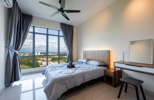 Taman Johor Jaya Apartment | Chic & Cozy 3BR Apt ARC at Austin Free Parking