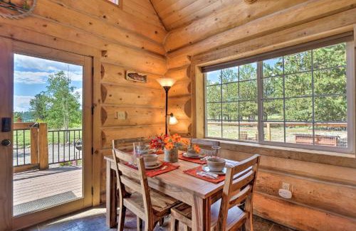 Warm Springs House | Chic Fairplay Cabin with Deck and Mountain Views!