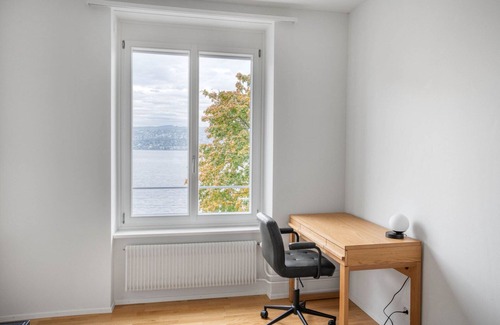 Horgen District Apartment | Chic Horgen 2BR w/Storage Room & Lake View, nr Market, by Blueground