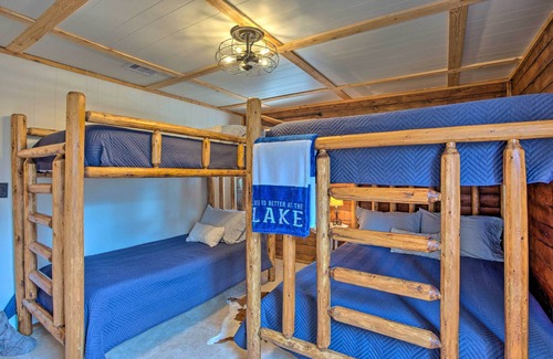 Palo Pinto County Cabin | Chic Lakefront Cabin w/ Dock & Bluff Creek Views!