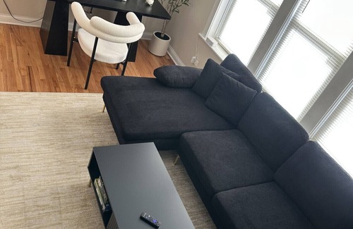 Irving Park East Apartment | Chicago 1BR: Stylish Stay with Workspace
