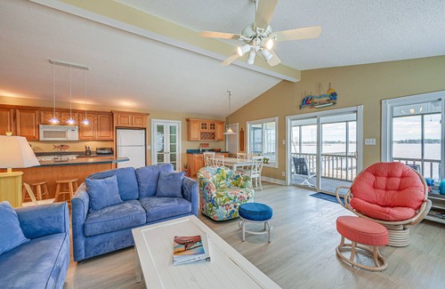 Chocowinity House | Chocowinity Waterfront Getaway w/Boat Dock!