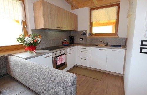Longiaru Apartment | Ciasa Linda, Apartment 1 with a beautiful view of the Dolomites