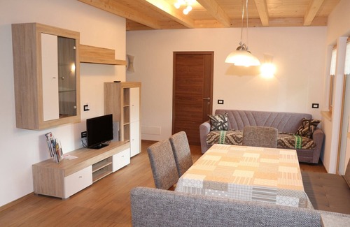 Longiaru Apartment | Ciasa Linda, Apartment 1 with a beautiful view of the Dolomites