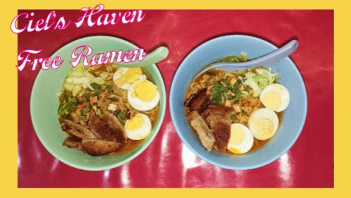 Cardona Apartment | Ciel's Haven Free Ramen or Dinner Silog meal