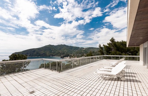 Moneglia Villa | Cinque Terre Villa Elisabetta, sea view & pool