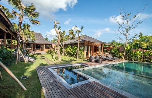 Banjar Semer Villa | CK5001-5BR Joglo Villa Rice View nr Canggu