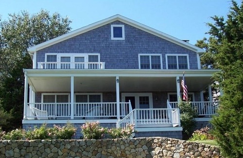 East Chop House | Classic Marthas Vineyard Summer Home: Ocean Views, Steps to Beach and Oak Bluffs