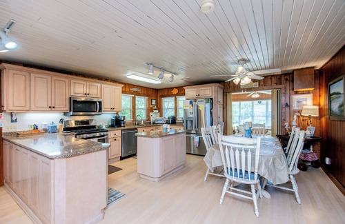 South Carolina Lowcountry House | Classic on the St. Helena Sound w/Sunset Views: Screened Porch: Dolphin Sightings; Cable TV/WiFi