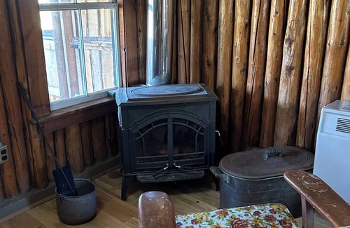 Columbia Cabin | Classic original cedar log cabins set on Simms Stream in the North East Kingdom.