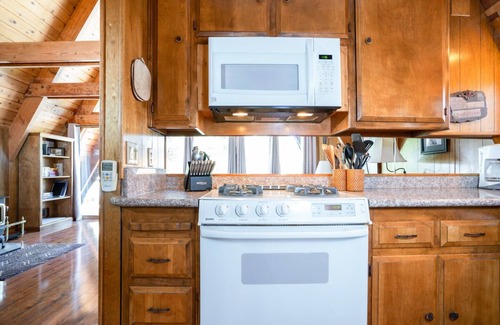 Comstock Acres Cabin | Classic, Pet-friendly A-Frame Styled Cabin with WiFi