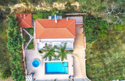 Polemarchi Villa | Classic Style Super Lux Villa with pool, jacuzzi. Stunning sea & mountain views