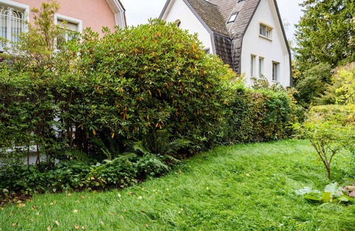 Hirslanden Apartment | Classy Hirslanden 1BR w/Private Garden, Storage & W/D, by Blueground